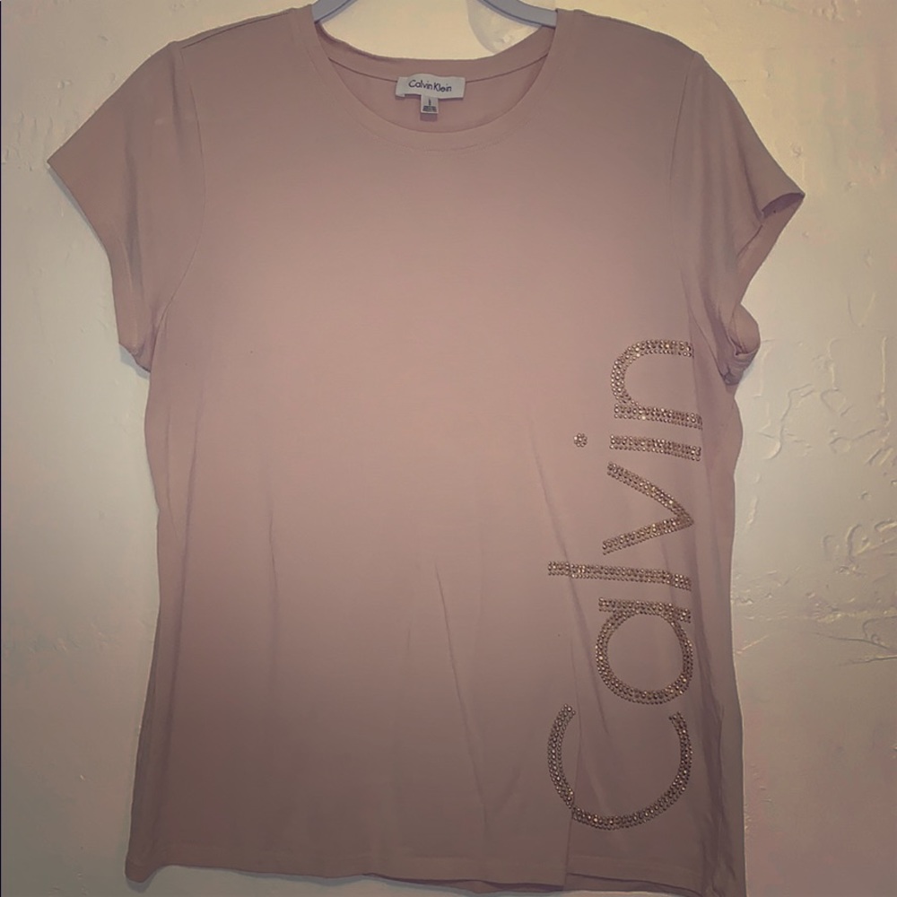 Blush Pink Calvin Klein shirt
